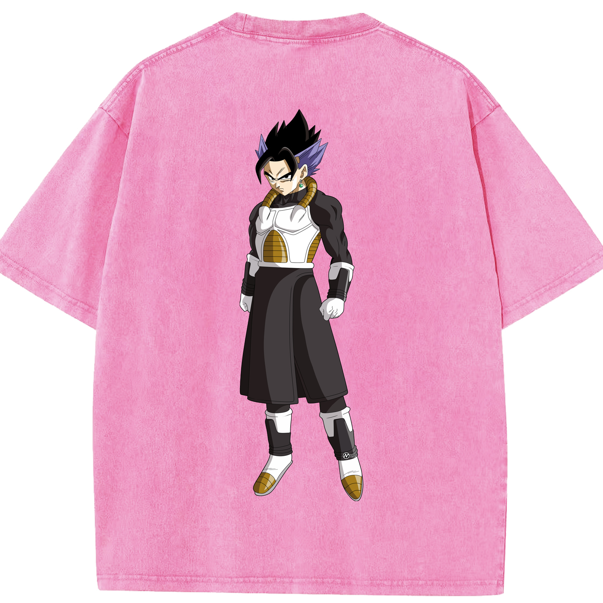 （画像用） ドラゴンボール ベジット DRAGON BALL Vegetto 綿100% ヴィンテージ風 半袖Tシャツ（背面プリント）